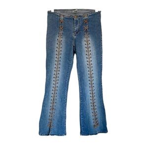 vintage mudd 90’s Y2K lace up boot cut jeans
